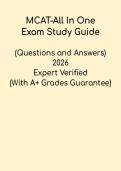 MCAT &vert; All-In-One Exam Study Guide & Practice Set