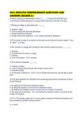 CETa UPDATED COMPREHENSIVE QUESTIONS AND ANSWERS GRADED