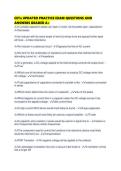 CETa UPDATED PRACTICE EXAM QUESTIONS AND ANSWERS GRADED