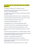 CETa UPDATED TEST PAPER QUESTIONS AND ANSWERS GRADED 