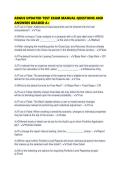 ARGUS UPDATED TEST EXAM MANUAL QUESTIONS AND ANSWERS GRADED