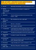 RISE UP UNIT 1 REVIEW EXAM QUESTIONS & UPDATED ANSWERS ELABORATED