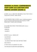 HONDROS 195 EXAM 1 COMPREHENSIVE STUDY GUIDE 2026 QUESTIONS WITH VERIFIED ANSWERS GRADED A&plus;