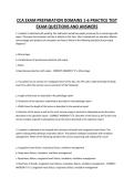 CCA EXAM PREPARATION DOMAINS 1-6 PRACTICE TEST EXAM QUESTIONS AND ANSWERS&period;