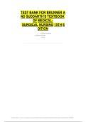 TEST&period;BANK&period;FOR&period;BRUNNER&period;A ND&period;SUDDARTH&rsquo;S&period;TEXTBOOK&period; OF&period;MEDICAL &period;SURGICAL&period;NURSING&period;15TH&period;E DITION 