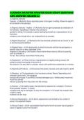 ALABAMA ADJUSTER UPDATED EXAM SCRIPT QUESTIONS AND ANSWERS GRADED 