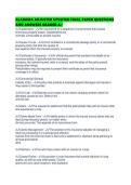 ALABAMA ADJUSTER UPDATED FINAL PAPER QUESTIONS AND ANSWERS GRADED