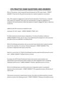 CPA PRACTICE EXAM QUESTIONS AND ANSWERS