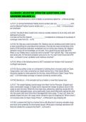 ALABAMA ADJUSTER UPDATED QUESTIONS AND ANSWERS GRADED