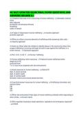 NC BLET UPDATED EXAM FINAL PAPER QUESTIONS AND ANSWERS GRADED