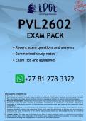 PVL2602 EXAM PACK 2026 - DISTINCTION GUARANTEED