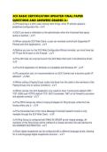 3CX BASIC CERTIFICATION UPDATED FINAL PAPER QUESTIONS AND ANSWERS GRADED 