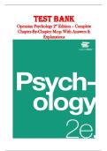 OpenStax Psychology 2e Test Bank&colon; Ultimate Exam Prep Guide with Practice Questions&comma; Key Concepts & Study Mastery