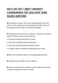 HSCO 502 TEST 1 LIBERTY UNIVERSITY COMPREHENSIVE TEST 2026 STUDY GUIDE SOLVED QUESTIONS