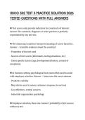 HSCO 502 TEST 3 PRACTICE SOLUTION 2026 TESTED QUESTIONS WITH FULL ANSWERS
