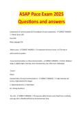 ASAP PACE Exam 2025 Questions & Answers &ndash; PACE STUDY GUIDE 2026&sol;2027 COMPLETE QUESTIONS WITH VERIFIED CORRECT ANSWERS &vert;&vert; 100&percnt; GUARANTEED PASS &vert; NEWEST VERSION