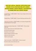 ASAP PACE Certificate &ndash; PACE STUDY GUIDE 2026&sol;2027 COMPLETE QUESTIONS WITH VERIFIED CORRECT ANSWERS &vert;&vert; 100&percnt; GUARANTEED PASS &vert; NEWEST VERSION