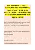 PACE Certification &lpar;ASAP&rpar; &ndash; PACE STUDY GUIDE 2026&sol;2027 COMPLETE QUESTIONS WITH VERIFIED CORRECT ANSWERS &vert;&vert; 100&percnt; GUARANTEED PASS &vert; NEWEST VERSION