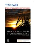 Test Bank For Ethical And Legal Issues In Canadian Nursing 4th Edition By Margaret Keatings&comma; Pamela Adams &vert; 9781771721776&vert; All Chapters 1-12&vert; LATEST