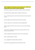 EDUC 701 Module 5-Information Processing Theory Exam &lpar;2026 Latest Update&rpar; With Correct Answers &vert;Solutions 100&percnt; Pass