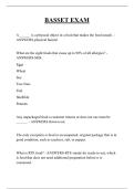 BASSET EXAM QUESTIONS AND ANSWERS 2026