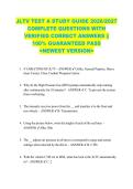 JLTV TEST A STUDY GUIDE 2026&sol;2027  COMPLETE QUESTIONS WITH  VERIFIED CORRECT ANSWERS &vert;&vert;  100&percnt; GUARANTEED PASS  <NEWEST VERSION> 