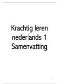 samenvatting krachtig leren Nederlands 1