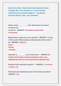 Smart Serve Exam &vert;&vert; Most Recent Exam 2026-2027 Actual  Complete Real  Exam Questions &  Correct Answers   &lpar;Verified Answers&rpar; Already Graded A&plus;  &vert; Guaranteed  Success&excl;&excl; Newest  Exam &vert; Just  Released&excl;&excl;