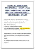 NGN ATI RN Comprehensive Predictor Exam&colon; 2025 Test Bank & Study Guide