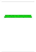 WGU D078 TEM1 Task 1&colon;  Business Environment Applications Business Structures and Legal Environment&vert;Accurate&vert;Verified