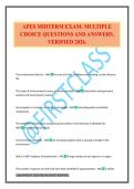 APES MIDTERM EXAM&colon; MULTIPLE CHOICE QUESTIONS AND ANSWERS&period; VERIFIED 2026&period;
