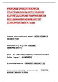 PROTOOLS 201 CERTIFICATION STUDYGUIDE EXAM WITH CORRECT ACTUAL QUESTIONS AND CORRECTLY WELL DEFINED ANSWERS LATEST ALREADY GRADED A&plus; 2026