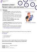 English Grammar notes Part 1 &lpar;10 lessons&rpar;