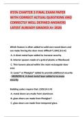 IFSTA CHAPTER 3 FINAL EXAM PAPER WITH CORRECT ACTUAL QUESTIONS AND CORRECTLY WELL DEFINED ANSWERS LATEST ALREADY GRADED A&plus; 2026