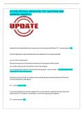 NJ CORE PESTICIDE APPLICATOR TEST QUESTIONS AND ANSWERS GRADED A&plus;