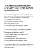 ATI PN FUNDAMENTALS PROCTORED EXAM ACTUAL SCRIPT 2026 COMPLETE QUESTIONS ANSWERS GRADED A&plus;