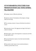 ATI PN FUNDAMENTALS PROCTORED EXAM PREPARATION REVIEW 2026 TESTED MATERIAL FULL SOLUTION