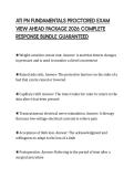 ATI PN FUNDAMENTALS PROCTORED EXAM VIEW AHEAD PACKAGE 2026 COMPLETE RESPONSE BUNDLE GUARANTEED