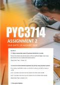 PYC3714 Assignment 2 Semester 1 2026 - Due 28 August 2026