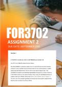 FOR3702 Assignment 2 Semester 2 2026  - Due September 2026
