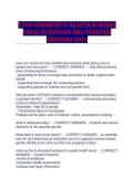 2750 COMMUNITY HEALTH NURSING FINAL QUESTIONS AND VERIFIED ANSWERS 2026