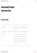 Massachusetts Plumbers Journeyman Exam &ndash; Q&A Study Guide