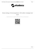 Brock Biology of Microorganisms 14th Ed&period; &ndash; Chapter 2 Test Bank