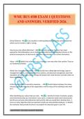 WMU BUS 4500 EXAM 1 QUESTIONS AND ANSWERS&period; VERIFIED 2026&period;