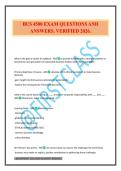BUS 4500 EXAM QUESTIONS AND ANSWERS&period; VERIFIED 2026&period;
