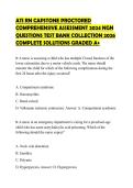 ATI RN CAPSTONE PROCTORED COMPREHENSIVE ASSESSMENT 2024 NGN QUESTIONS TEST BANK COLLECTION 2026 COMPLETE SOLUTIONS GRADED A&plus;