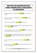 RETA CARO TEST&vert;QUESTIONS AND 100&percnt; CORRECT ANSWERS&vert;LATEST &excl;&excl;&excl;&excl;2026&vert;GRADED A&plus;&vert; &lpar;EXAM READY&rpar;