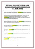 RETA CARO EXAM&vert;QUESTIONS AND 100&percnt; CORRECT ANSWERS&vert;LATEST &excl;&excl;&excl;&excl;2026&vert;GRADED A&plus;&vert; &lpar;EXAM READY&rpar;