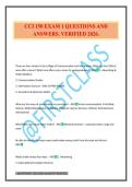 CCI 150 EXAM 1 QUESTIONS AND ANSWERS&period; VERIFIED 2026&period;
