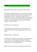 Proof-Based Question Strategies